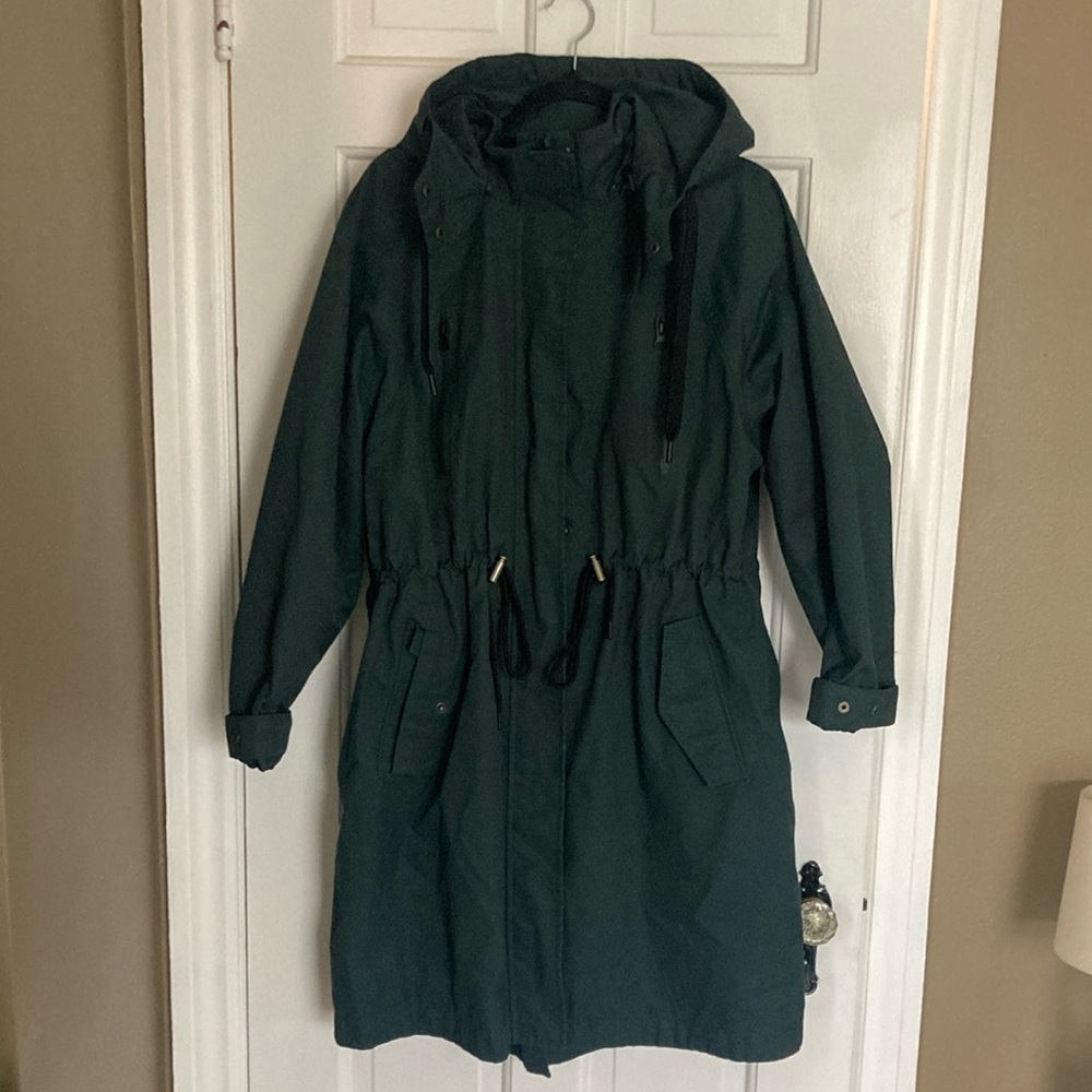 Fat Face Forest Green raincoat US size 14